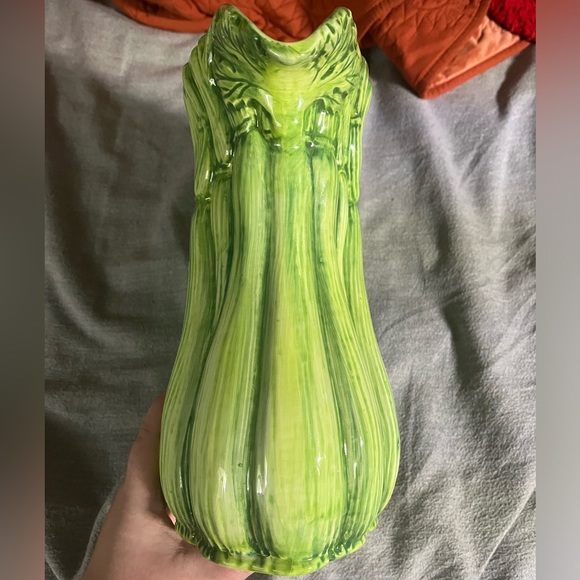 SOLD department 56 celery pitcher cottagecore vintage - Picture 10 of 11